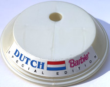 VTG 1985 Mattel Barbie Doll Display Replace Stand Base - Dutch Barbie Special Ed