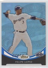 2010 Topps Finest Blue Refractor /299 Felipe Lopez #110 0a3