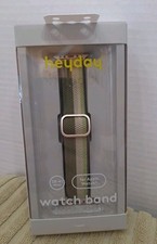 NIB Heyday Watch Band For IPhone Watch Band 38-41mm Stripped Sage Olive Green