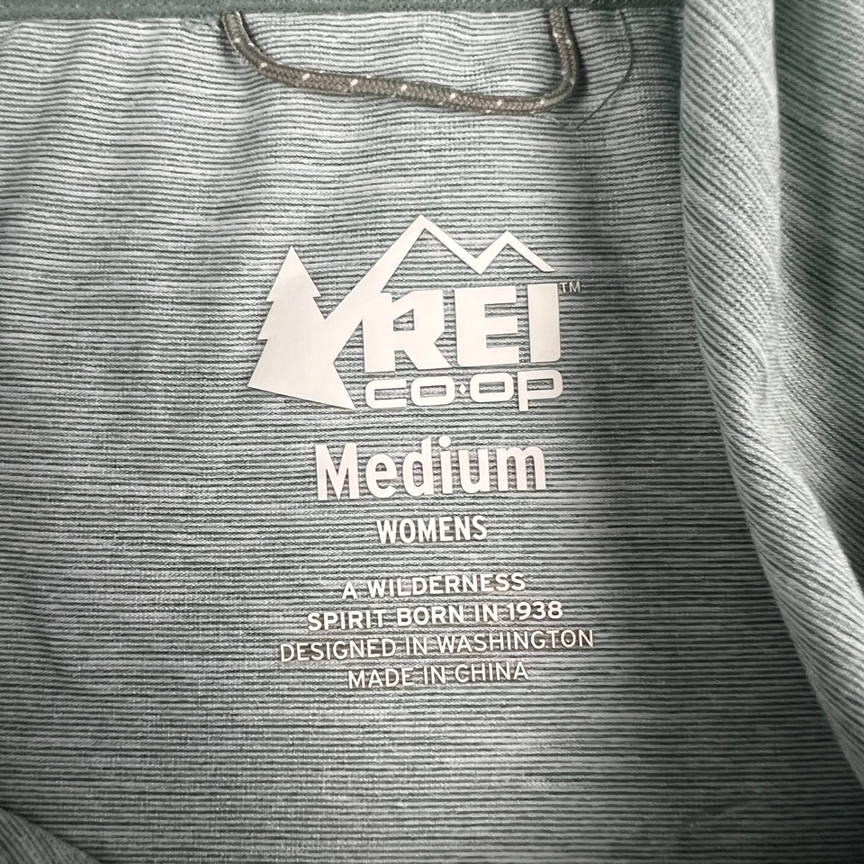 Sudadera con Capucha REI Co Op Sahara Tono UPF Performance Elastizada Mediana Para Mujer Verde Foto 3 de 4