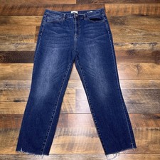 Nicole Miller SOHO High Rise Ankle Skinny Jeans Womens 12 Stretch