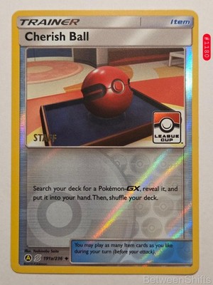 CHERISH BALL (LEAGUE CUP) [STAFF] 191A/236 LEAGUE & CHAMPIONSHIP REVERSE HOLO NM