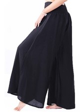Womens Wide Leg Palazzo Pants Yoga Lounge Hippie Harem Flowy Trousers