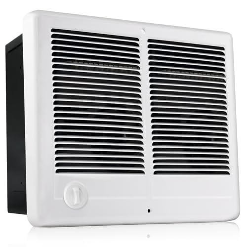 4000W Electric Wall Heater 240V Twin Fan Thermostat 750 Sq Ft Cstc402tw