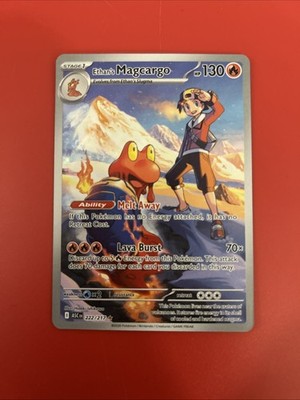   Ethan s Magcargo 222/217 Illustration Rare NM | Ascended Heroes Pokemon Card