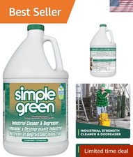 EPA Recognized Industrial Cleaner and Degreaser - 128 Oz Non-Abrasive Solution 0.13 per fl oz