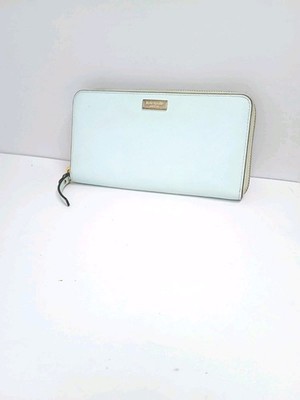 Kate Spade NY Continental Zip-Around Wallet Aqua Mint Green