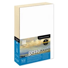 Ampersand Museum Quality Gessobord 9x12 Cradled Hardbord for Oil Acrylic Pain...