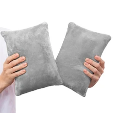 2 Pack Small Pillow, Memory Foam Mini Pillow 11 X 7 Inches for Travel, Sleeping,