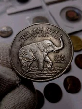 DE MEXICO 1951 CASA MONEDA. UNA ONZA TROY 41.9X2.9 MM. OLD NOVELTY-SOUVENIR COIN