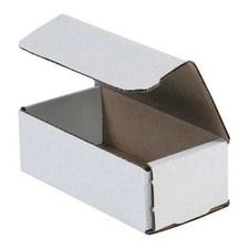 6 in x 3 5/8 in x 2 in Inside H, Literature Mailer, White, Corrugate, Single