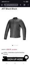 Alpinestars Blacktrack L Leather Motorcycle Jacket
