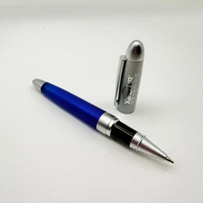 Xanax XR Blue Silver Cap Fine Point Silver Pharmaceutical Drug Rep Pen Med Ad