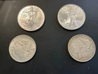 2009 $1 American Silver Eagle qty 2.1921 Morgan Silver Dollars qty 2 .999 silver