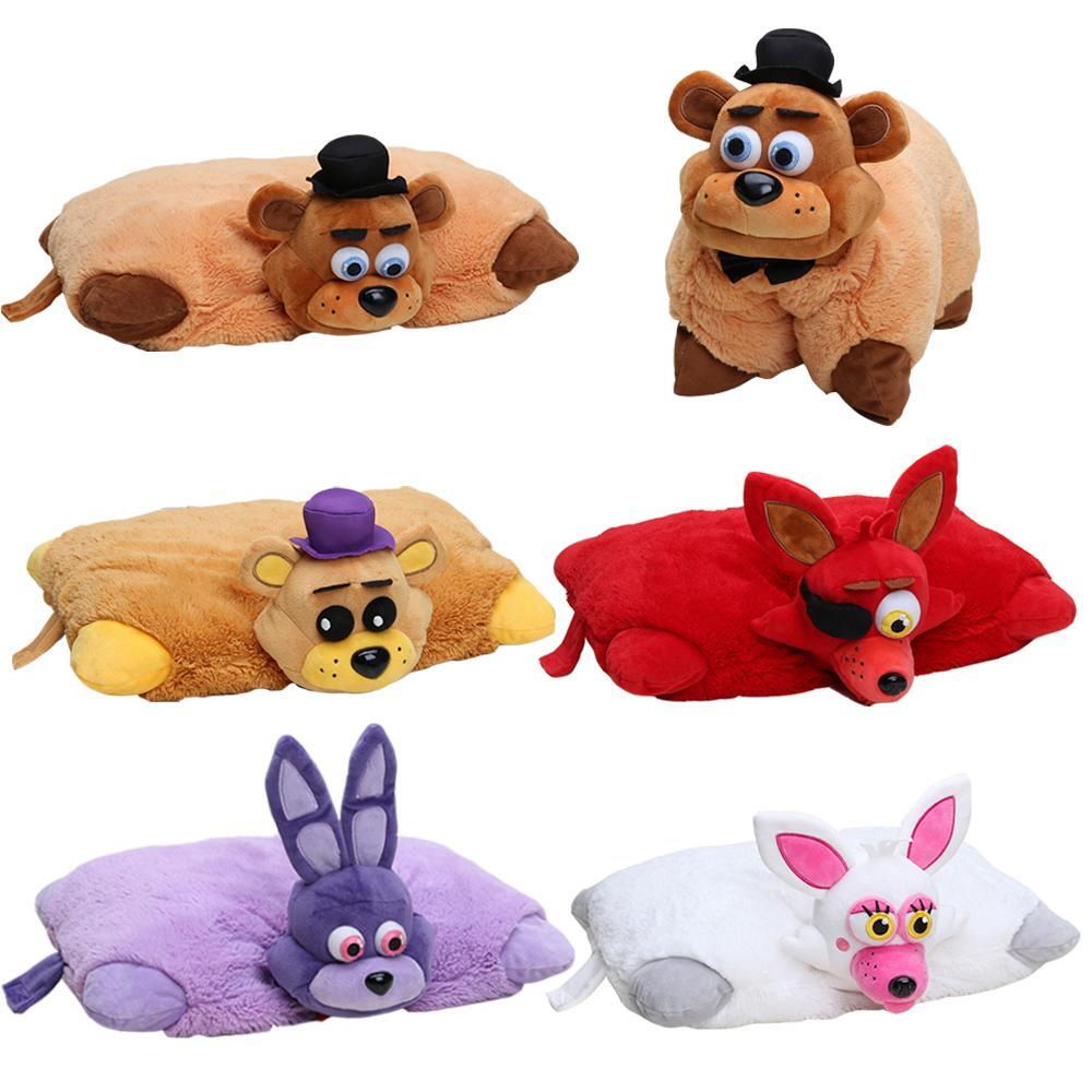 Pillow FNAF Mangle Foxy Chica Bonnie Golden Freddy Faz Pl3sh Kids