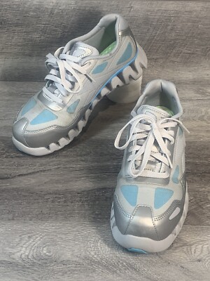 Reebok Zig Pulse Safety Composite Toe Work Shoes Womens 7.5M Gray Blue