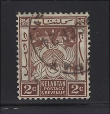 Malaya Kelantan Scott # 16 Used Single