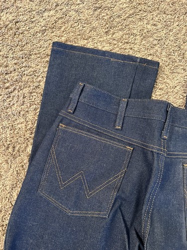Jeans denim vintage Wrangler 945 taglio regolare peso pesante 945NAV (34x29) - Foto 7 di 11