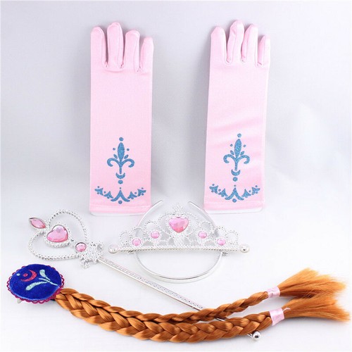 Eiskönigin Elsa Kostüme Kinder Mädchen Prinzessin Karneval Fasching Kleidung DE - Bild 14 von 14