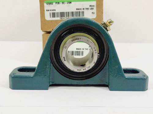 (2) Dodge 125852 P2B-SC-25M 2-Bolzen Stehlager mit SC 25mm/205 Lager - Neu in OVP - Bild 6 von 9