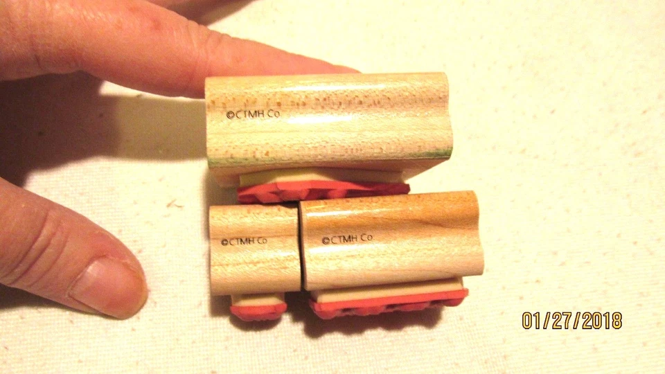 Lote de 3 estampillas de álbum de recortes de rosas florales cerca de mi corazón Foto 3 de 3