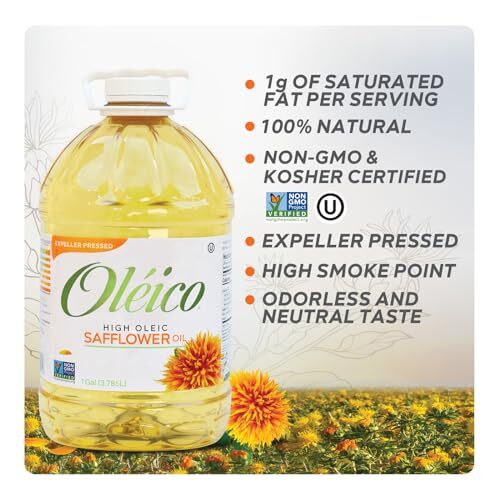 Oléico High Oleic Safflower Oil 1 Gallon (128 fl. oz.) eBay