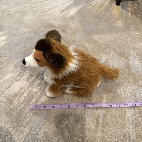 Ganz Webkins Plush Collie HM 149 Dog Brown White Stuffed Assume Code Was Used - Picture 8 of 10