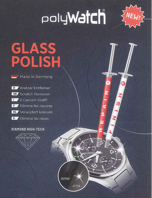 POLYWATCH Glass Polish entfernt Krazer aus Glas - Uhren Smartphone Möbel uvm.