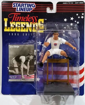1996 Starting Lineup Timeless Legends Jim Thorpe SLU Olympics USA Track & Field
