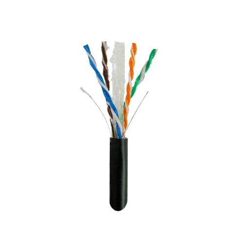 Cat6 Unshielded Ethernet Cable Gel Bare Copper Direct Burial UTP 1000ft 23AWG - Picture 2 of 4