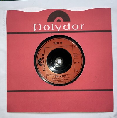E629, Ding A Dong, Teach In, 7''45rpm Single, Excellent Condition