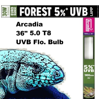 Arcadia 5.0  36'' 30w t8 UVB Fluorescent Bulb