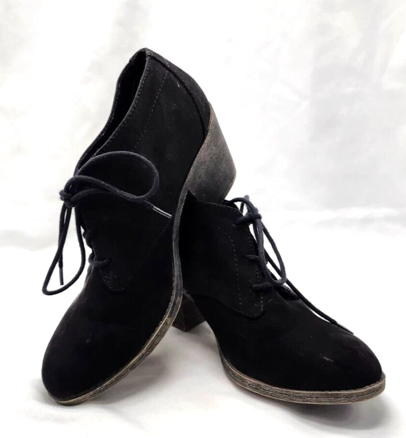 ROCKET DOG 西部钢带靴子黑色麂皮绒 8.5 码 — 第 4/4 张图片