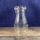 Monroe County Pa Brodheadsville Half Pint Clear Glass Milk Bottle Embossed — photo 5