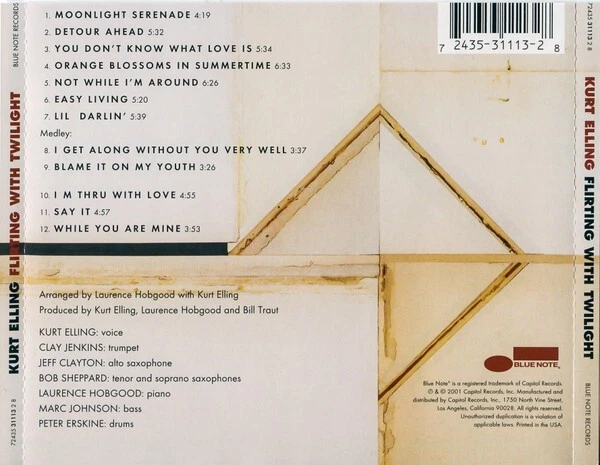 CD Kurt Elling: Flirting with Twilight + Jeff Clayton/ Marc Johnson (signiert) - Bild 2 von 3