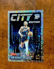 Shai Gilgeous-Alexander 2023 Hoops Premium Stock Basketball City Edition Disco