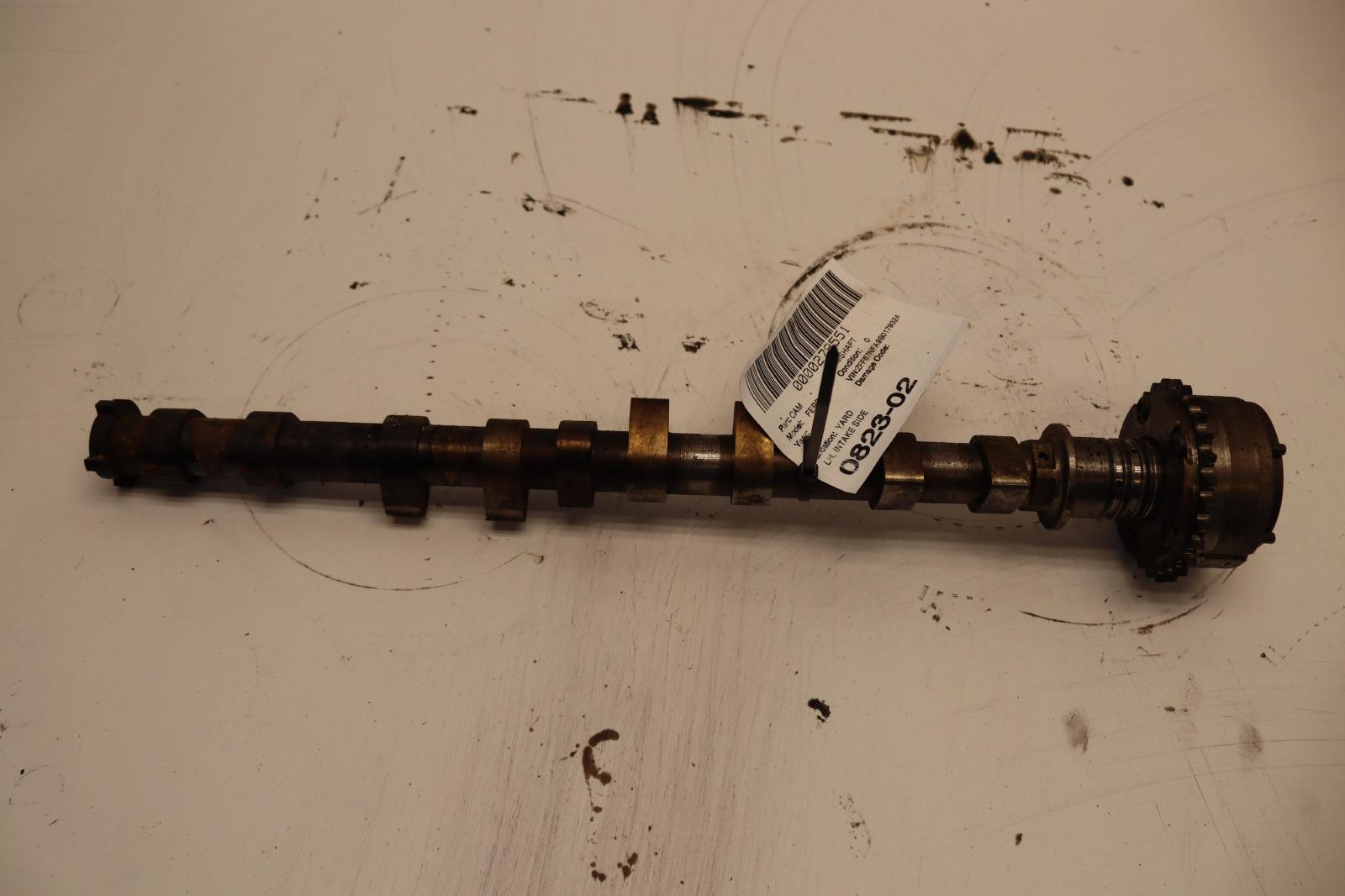 2010-2015 FERRARI 458 ITALIA V8 F136FB LEFT INTAKE CAMSHAFT W/ VALVE TIMING OEM