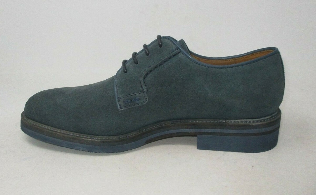 Bergdorf Goodman Blue Suede Lace Up Derby size 8 US 2805 | eBay display picture 3
