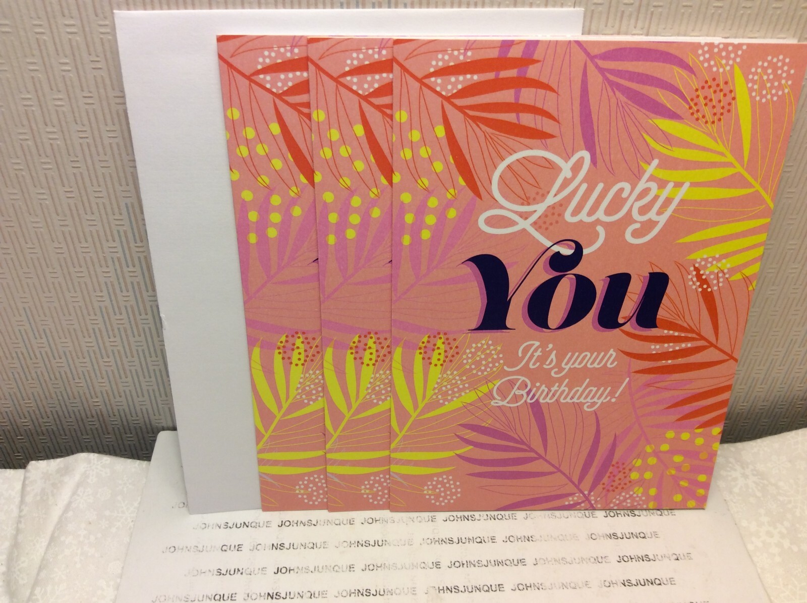 BIRTHDAY LEGACY GREETING CARDSLOT OF 3 New w/Envelopes "Lucky YOU it's your..." eBay
