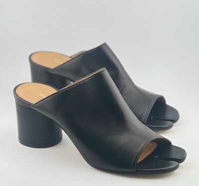 Women s Maison Margiela NIB Black Tabi Mules EU 39.5 US 9.5