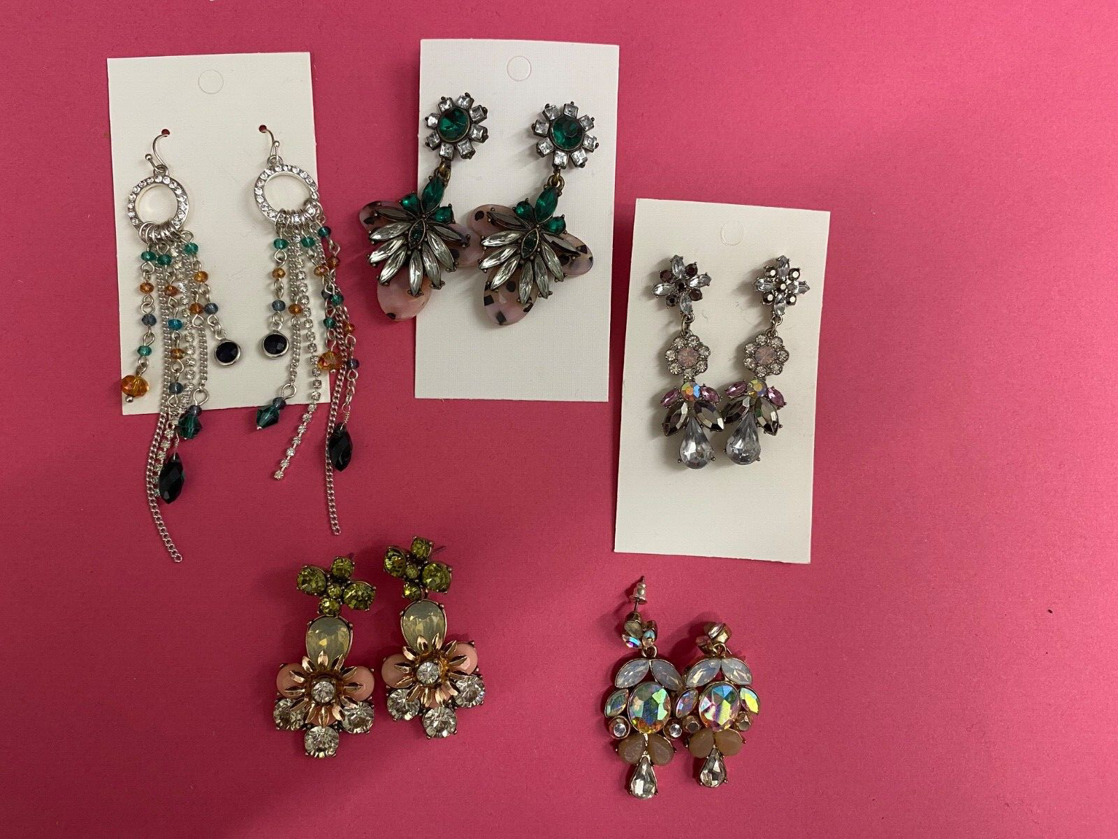 5 pairs gorgeous Accessorize statement earrings - image 1