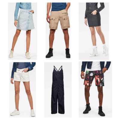 G-Star Short & Rock & Jumpsuit Herren/Damen Kleidung Hose Skirt Suit Man/Woman