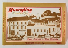 VINTAGE ~ "Yuengling Premium Beer" Unused 16oz. Bottle Labels - Union Made - 03