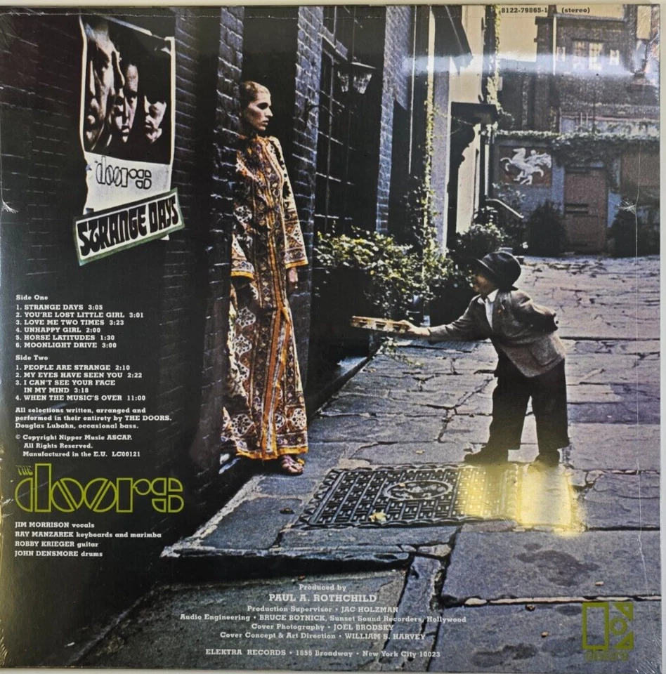 The Doors Strange Days LP Album vinyl record 2022 reissue on Elektra - Image 2 of 4
