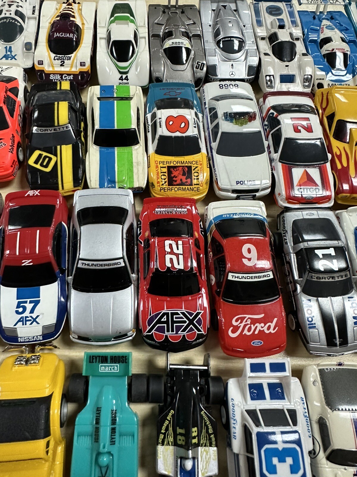 Vintage AFX Aurora Tomy Slot Car Lot Indy, F1, NASCAR & More Over 40