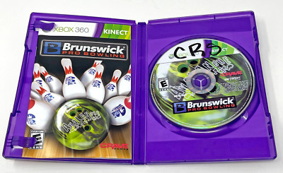 Brunswick Pro Bowling (Microsoft Xbox 360, 2011) Used Tested Works with Manual