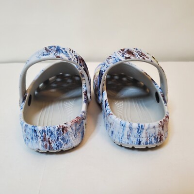 Crocs Realtree Aspect Blue Brown Atmosphere Camo Clogs SZ W5  display picture 1