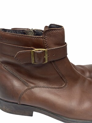 Clarks men’s brown leather side zip short boots size 13 M Amazon.com | Clarks Collection Men main image 2