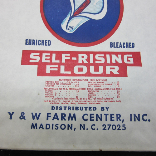 Vintage Flour Bag Advertising Lily Brand Self Rising North Caroline 10lb - 第 9/12 張圖片