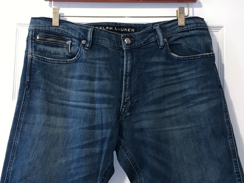 RALPH LAUREN BLACK LABEL MOTTO BLAU HERREN JEANS GR 36 - Bild 6 von 8